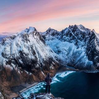 Winter panorama wallpaper