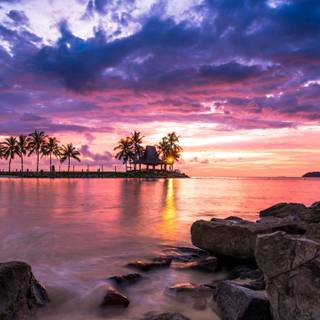 Beautiful sunset 4k wallpaper