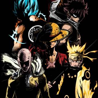 Luffy vs Goku wallpaper