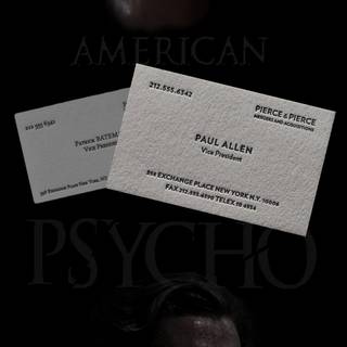 Patrick Bateman phone wallpaper