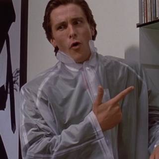 Patrick Bateman phone wallpaper