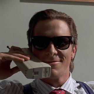 Patrick Bateman phone wallpaper