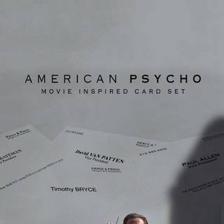 Patrick Bateman phone wallpaper