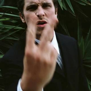 Patrick Bateman phone wallpaper