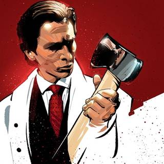 Patrick Bateman phone wallpaper