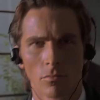 Patrick Bateman phone wallpaper