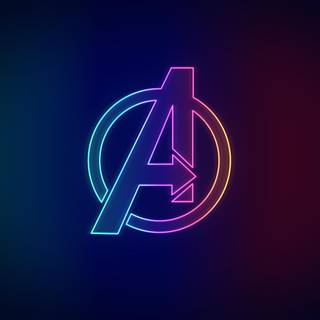 Avengers 4k neon wallpaper