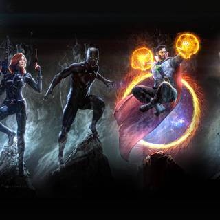 Superheroes PC wallpaper