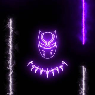 Black Panther 3D iPhone wallpaper