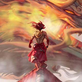 Luffy desktop PFP wallpaper