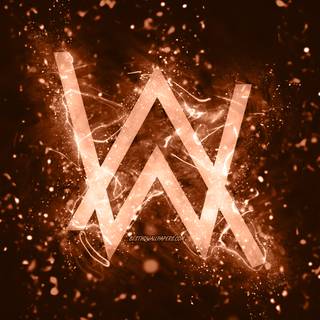 Alan Walker logo 4k wallpaper