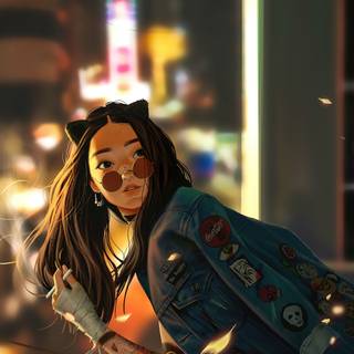 Girl 4k mobile wallpaper