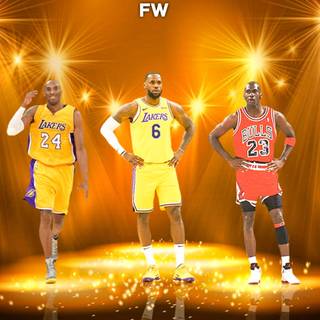 MJ Kobe Lebron wallpaper