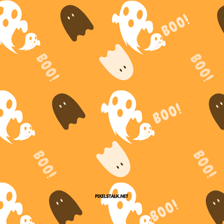 Preppy Halloween computer wallpaper