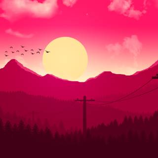Minimalist art desktop wallpaper