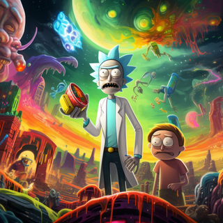 Rick and Morty characters wallpaper