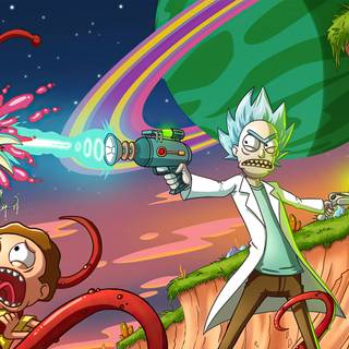 Rick and Morty HD 4k wallpaper