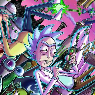 Rick and Morty HD 4k wallpaper