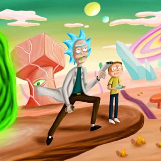 Rick and Morty HD 4k wallpaper