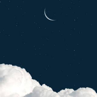 Clouds moon wallpaper