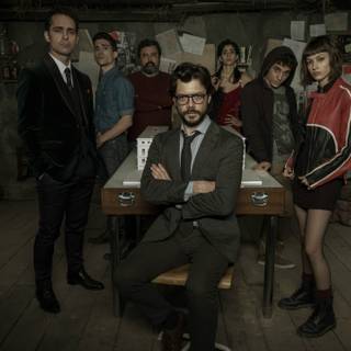 Money Heist amoled 4k wallpaper