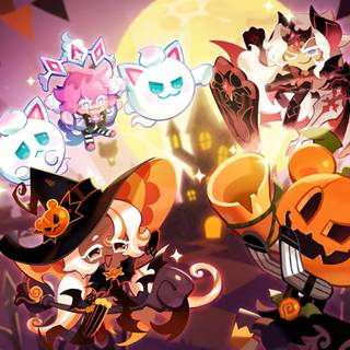 Cookie Halloween wallpaper