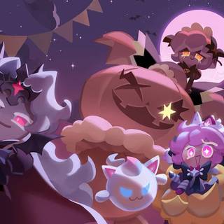 Cookie Halloween wallpaper