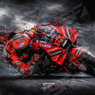 HD desktop Pecco Bagnaia wallpaper