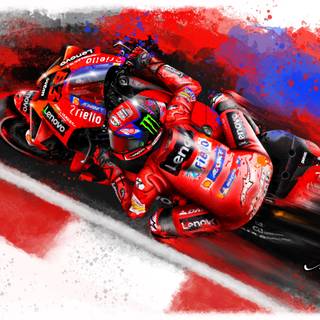 HD desktop Pecco Bagnaia wallpaper