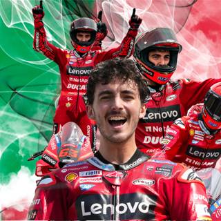 HD desktop Pecco Bagnaia wallpaper