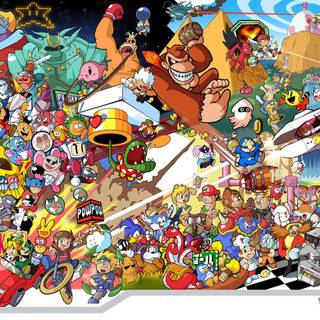 Old video games wallpaper