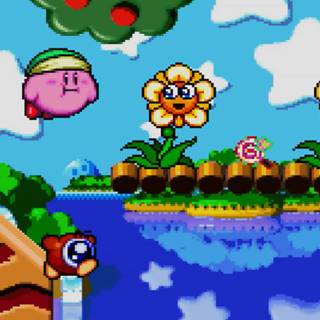 Kirby Super Star wallpaper
