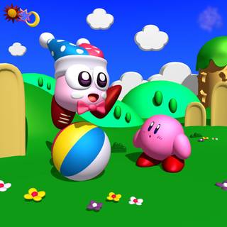 Kirby Super Star wallpaper