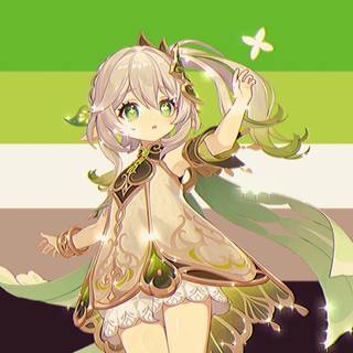 Aromantic anime icon wallpaper