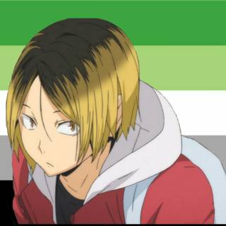 Aromantic anime icon wallpaper