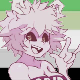 Aromantic anime icon wallpaper