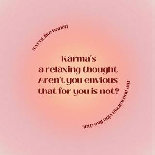 Karma by Taylor Swift wallpaper