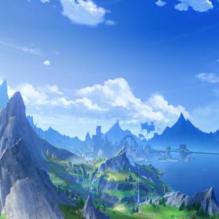 Genshin Impact Fontaine wallpaper