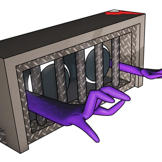 Rainbow Friends purple wallpaper