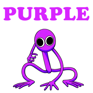 Rainbow Friends purple wallpaper