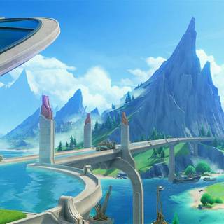 Genshin Impact Fontaine wallpaper