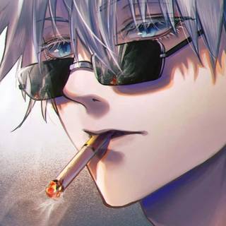 Anime smoker wallpaper