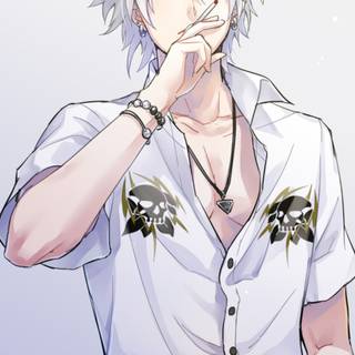 Anime smoker wallpaper