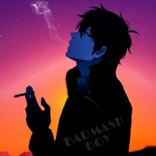 Anime smoker wallpaper