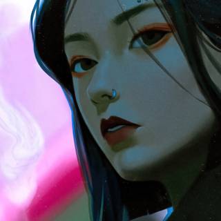 Anime smoker wallpaper