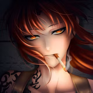 Anime smoker wallpaper