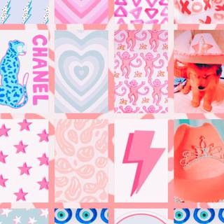 Preppy girly wallpaper