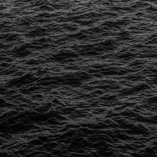 Black and white waves wallpaper