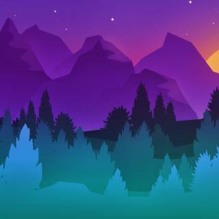 Colorful minimalist wallpaper