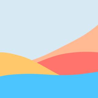 Colorful minimalist wallpaper